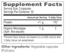 mind capsules (new earth) supplement facts