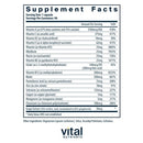 minimal and essential vital nutrients supplement facts