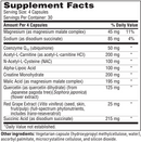 mitothera sfi health supplement facts