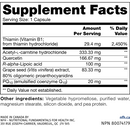 mito sap (nfh nutritional fundamentals) supplement facts