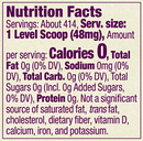 monk fruit extract powder (now foods) nutrition facts