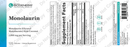 monolaurin (nutra biogenesis) label