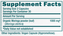 moringa (himalaya wellness) supplement facts
