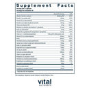 multi-nutrients citrate malate vital nutrients supplement facts