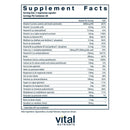 multi-nutrients with copper & iron vital nutrients supplement facts