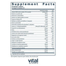 multi-nutrients no iron & iodine vital nutrients supplement facts