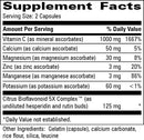 multi-scorb progressive labs supplement facts