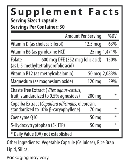 multi-symptom pms relief fairhaven health supplement facts