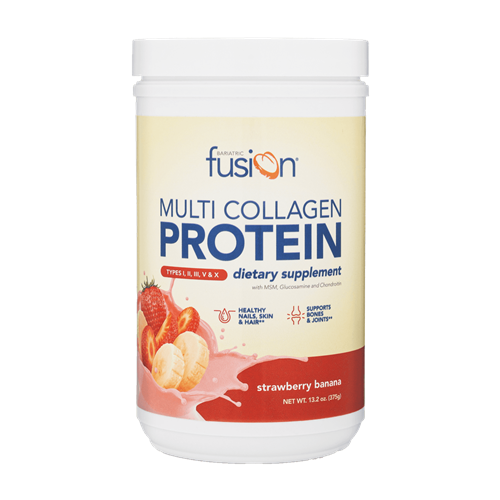 Multi Collagen Protein Powder - Strawberry Banana (Bariatric Fusion)