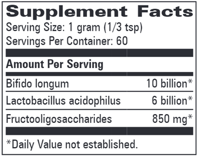 Multi Dophilus (Progressive Labs) Supplement Facts