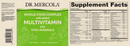 whole food complex multivitamin dr. mercola label