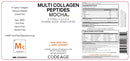 multi collagen peptides mocha codeage label