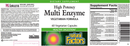 multi enzyme vegetarian formula natural factors label