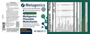 multigenics chewable metagenics label