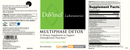multiphase detox davinci labs label
