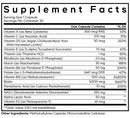 multivitamin nad+ (codeage) supplement facts