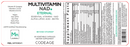multivitamin nad+ (codeage) label