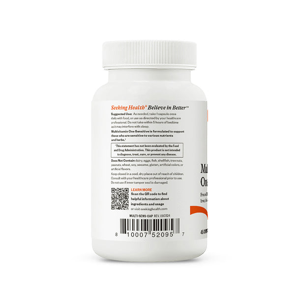 buy multivitamin one sensitive seeking health