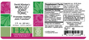 muscle/joint tonic (herbalist alchemist) label