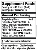 muscle/joint tonic (herbalist alchemist) supplement facts