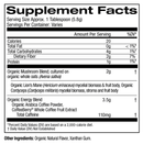 mushroom coffee blend canister (om mushrooms) supplement facts