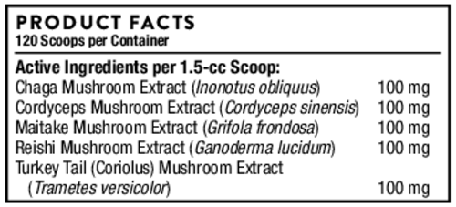 mushroom medley thorne vet product facts
