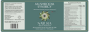 mushroom synergy natura health products label