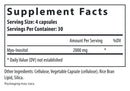 myo-inositol 120 capsules (fairhaven health) supplement facts