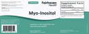 myo-inositol capsules (fairhaven health) label