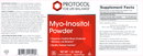 myo-inositol (protocol for life balance) label