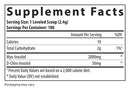 myo & d-chiro inositol powder (fairhaven health) supplement facts
