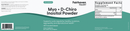myo & d-chiro inositol powder (fairhaven health) label