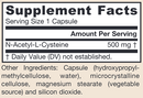 n-a-c (n-acetyl-l-cysteine) (jarrow formulas) supplement facts