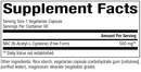 NAC 500 mg bioclinic naturals supplement facts