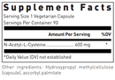 N-Acetyl-L-Cysteine 600 mg