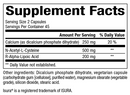 NAC & ALA bioclinic naturals supplement facts