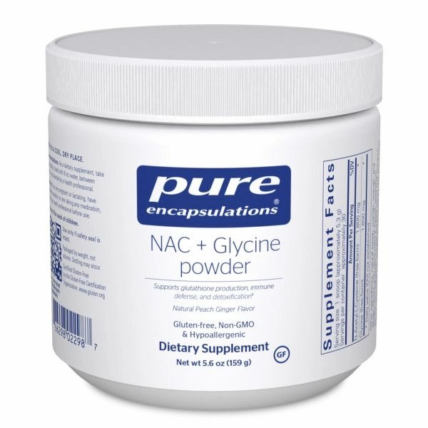 NAC + glycine powder pure encapsulations