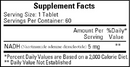 nadh (ecological formulas) supplement facts