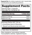 nad+ activate davinci labs supplement facts