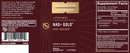 nad+ gold quicksilver scientific label