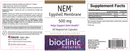 nem eggshell membrane bioclinic naturals label