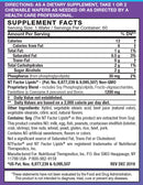 ntfactor patented energy nutritional therapeutics supplement facts