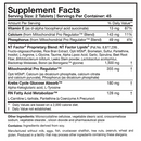 NT factor energy researched nutritionals supplement facts