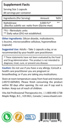 nattokinase 3000 vita aid supplement facts