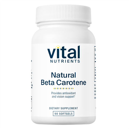 Natural Beta Carotene 25000IU Vital Nutrients