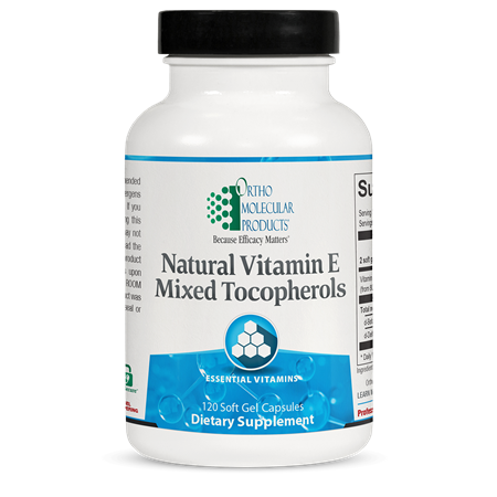 natural vitamin e mixed tocopherols ortho molecular products