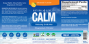 calm orange natural vitality label