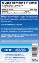 calm orange natural vitality supplement facts