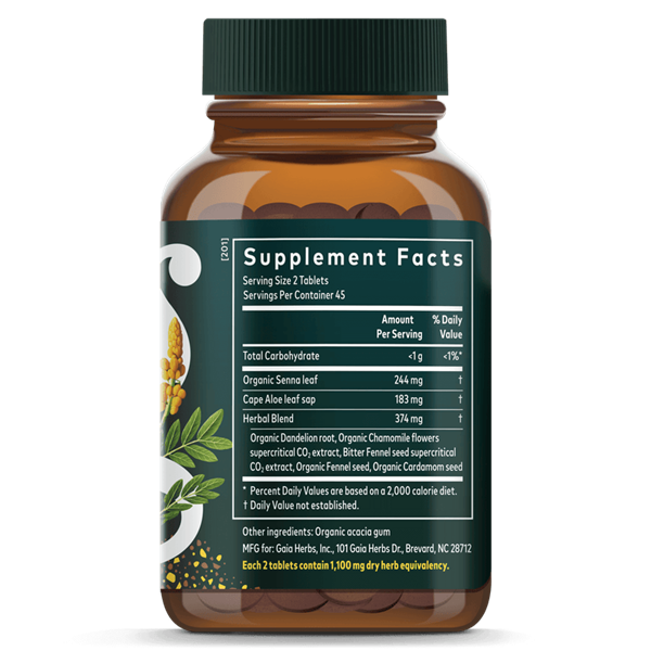 natural laxative gaia herbs