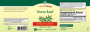 neem leaf v-caps theraneem label